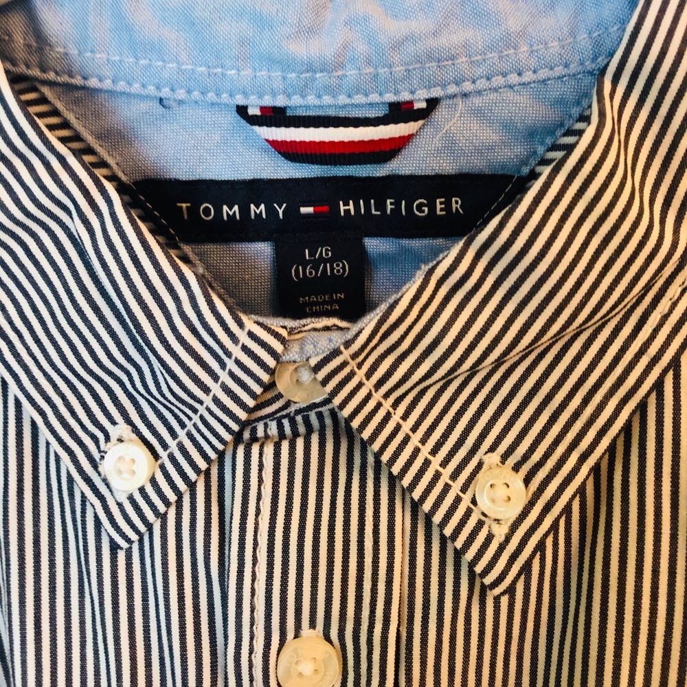 NWT Boys Tommy Hilfiger button down